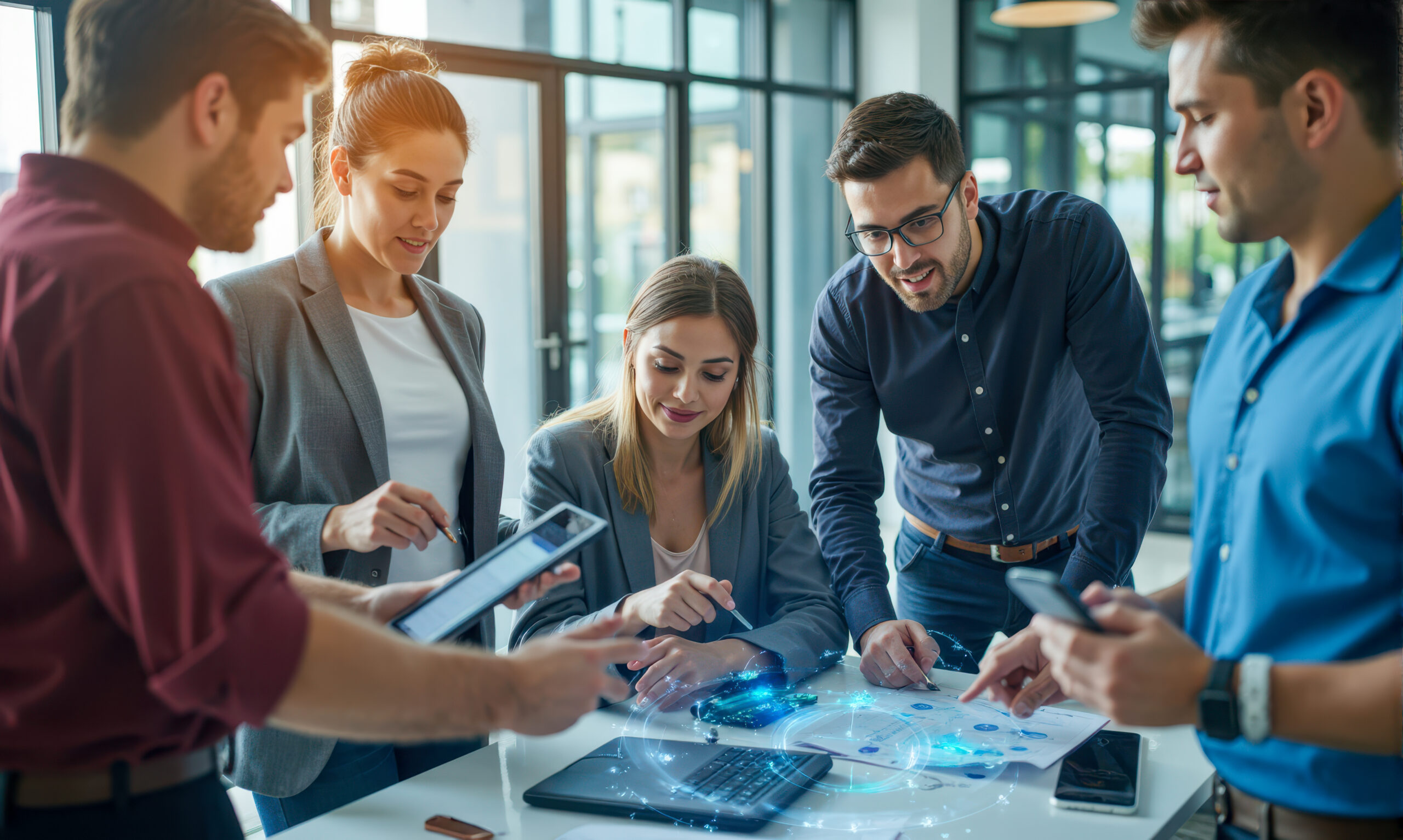 Team of business professionals